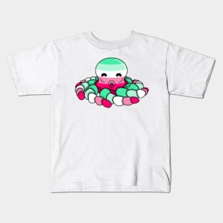 Abrosexual Pride Fidget Octopus Kids T-Shirt